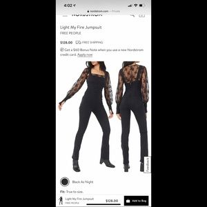 Brand new Free People jumpsuit